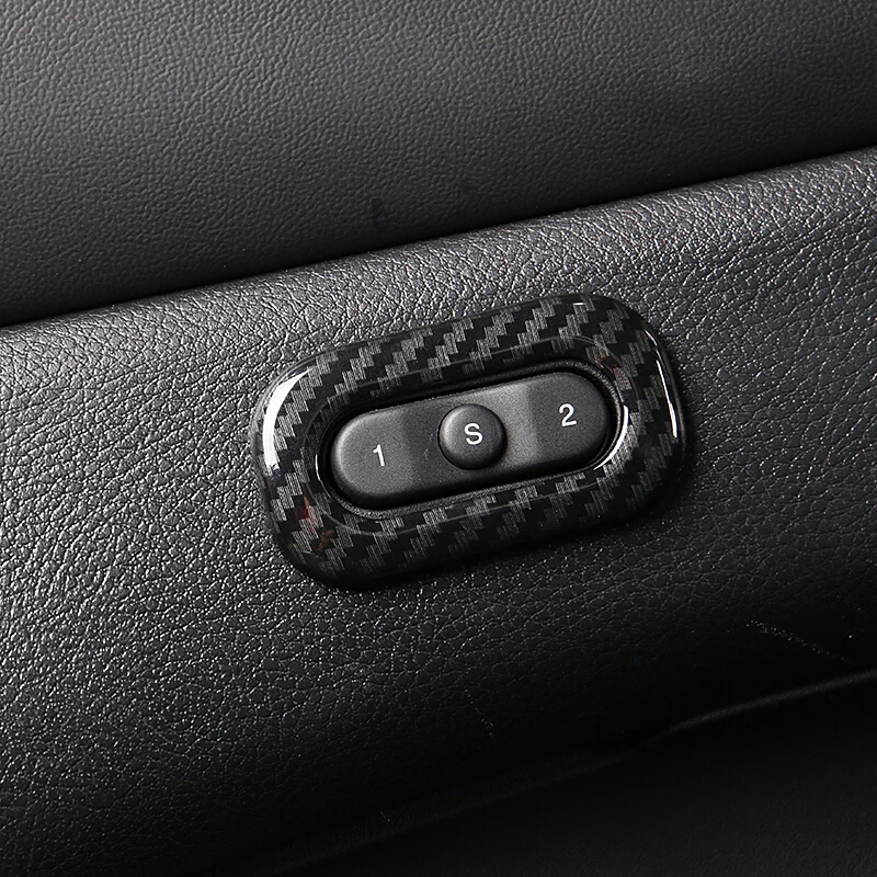 ABS углеродное волокно для Jeep Grand Cherokee 2014 2015 2016 2017 кнопки памяти на автомобильное