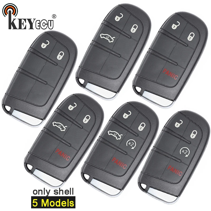 KEYECU 10x для Chrysler 300 Для Dodge Challenger Charger Дротика Замена 2/ 3/ 2 + 1/ 3 4 1 5 Кнопка
