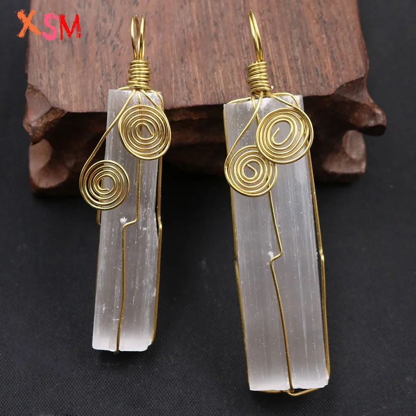 Уникальный Натуральный Необработанный камень xinshangmie гипсовая селенитовая