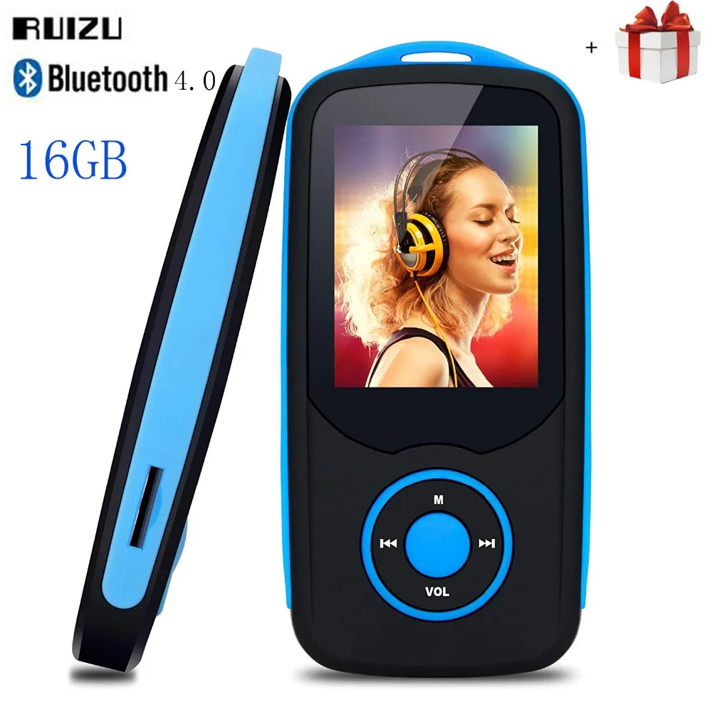 16G Оригинальная версия RUIZU X06 Bluetooth MP4 музыкальный плеер с экраном 1 8 дюйма Высокое