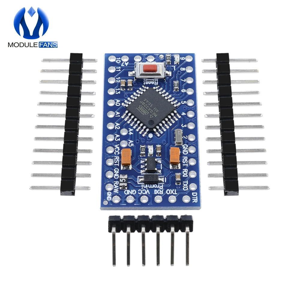 5 шт. новый Pro Mini Atmega328 3 В 8 МГц ATmega128 для Arduino совместимый с Nano модуль ATMEGA328P AU|mini