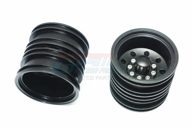 Алюминиевое заднее колесо с 9 отверстиями конструкция-набор для 1/14 Tamiya RC TRUCK 2