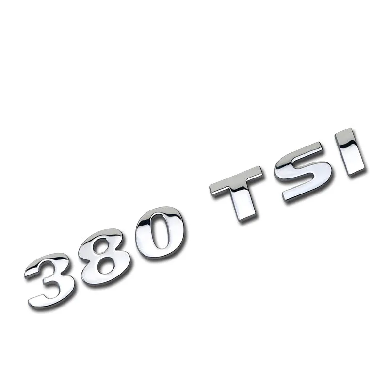 230 280 330 380 TSI металлическая наклейка на заказ текст персонализированные стерео