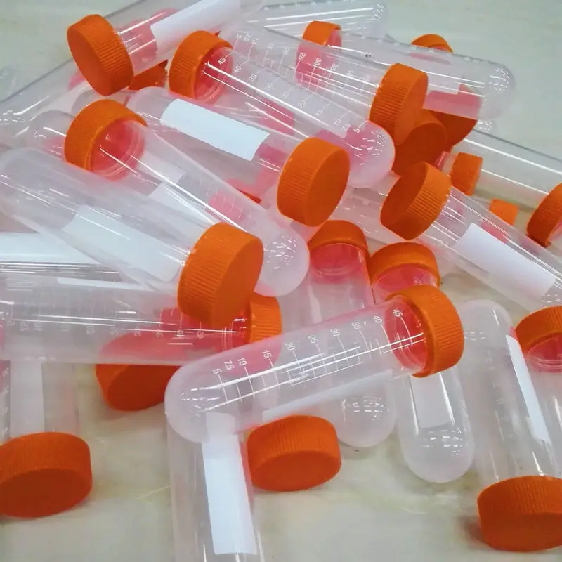 New 10 piece 50ml laboratory Centrifuge Tube test tube,Free Shipping