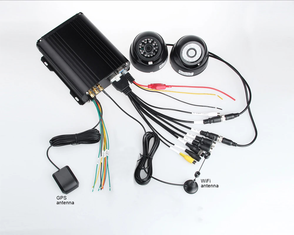 GISION 4CH 1080 P wifi GPS HDD MDVR I/O сигнализация g сенсор в режиме реального времени удаленный