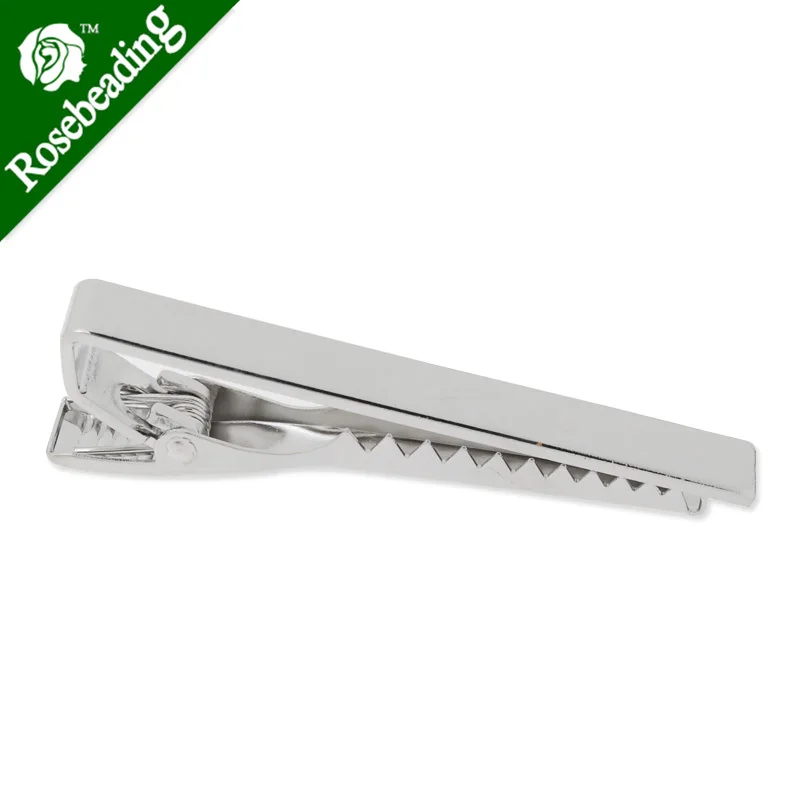 

51MM Tie Clip Bar,Brass filled,Nickel plated,10pcs/lot-C4689