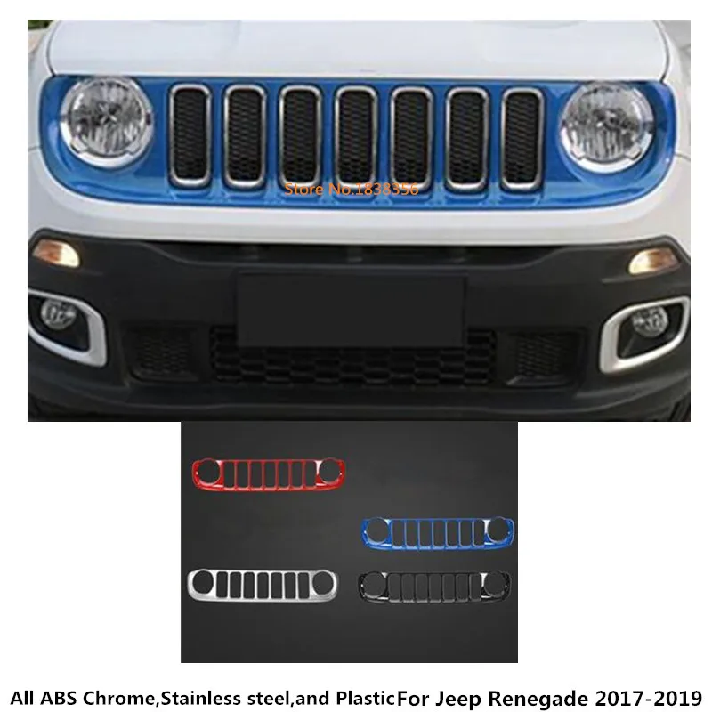 Для Jeep Renegade 2017 2018 2019 2020 Детектор защиты кузова автомобиля ABS Хромированная