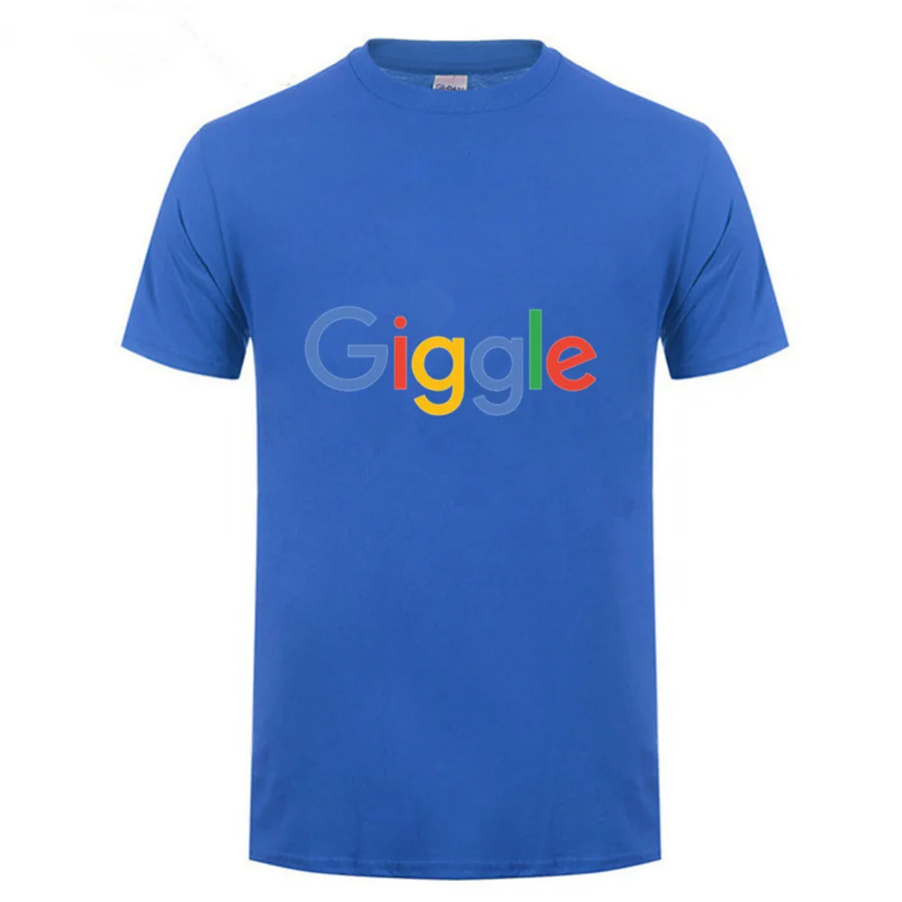 2018 Google повседневная одежда Печать Свободный рукав футболка o-образный вырез