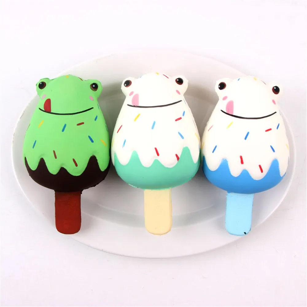 

Squishies Frogs Ice Cream Scented Slow Rising Squeeze Toys Stress Reliever Toys 1.30