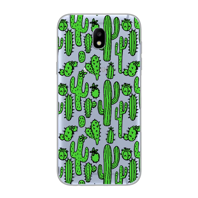 ciciber For Samsung Galaxy J8 J7 J6 J5 J4 J3 J2 J1 Pro Core Plus Prime mini 2017 2018 2016 Phone Case Cute Plant Cactus Soft TPU |