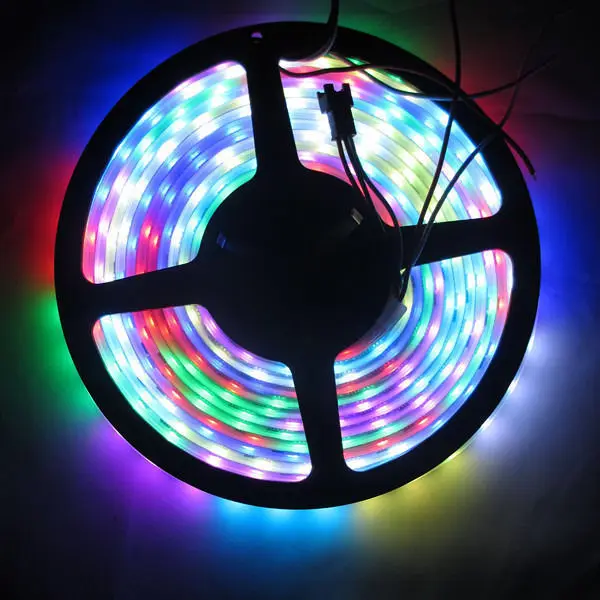 Индивидуально Адресуемая Светодиодная лента ws2811ic 5050 RGB SMD 50 м 12 В постоянного тока