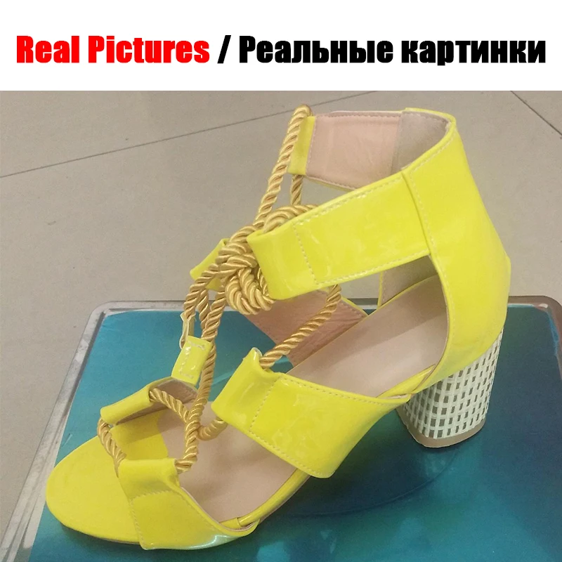 DORATASIA/Новинка женские босоножки из лакированной искусственной кожи на