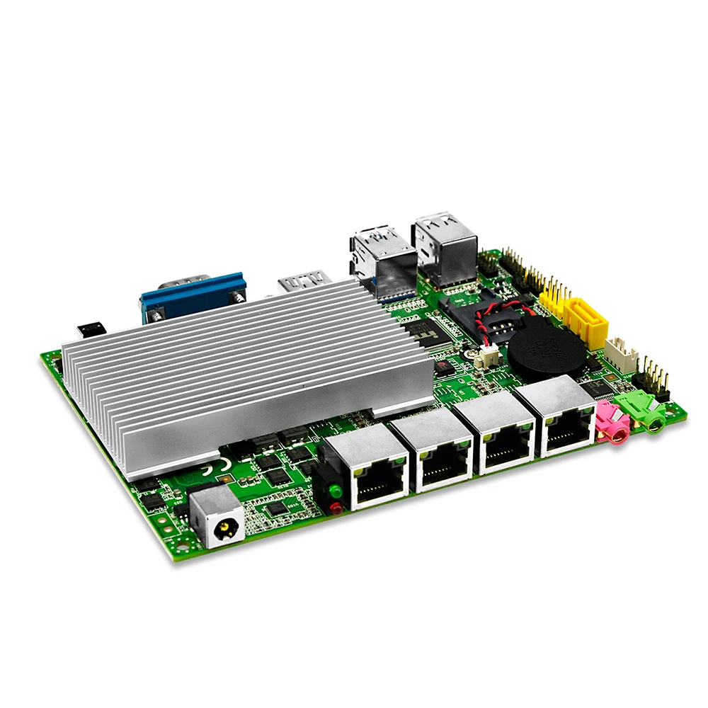 Pfsense Qotom мини-ПК 4 гигабитный микро-ПК Core i3 i5 i7 безвентиляторный мини-ПК компьютер AES-NI pfsense брандмауэр маршрутизатор тонкий клиент