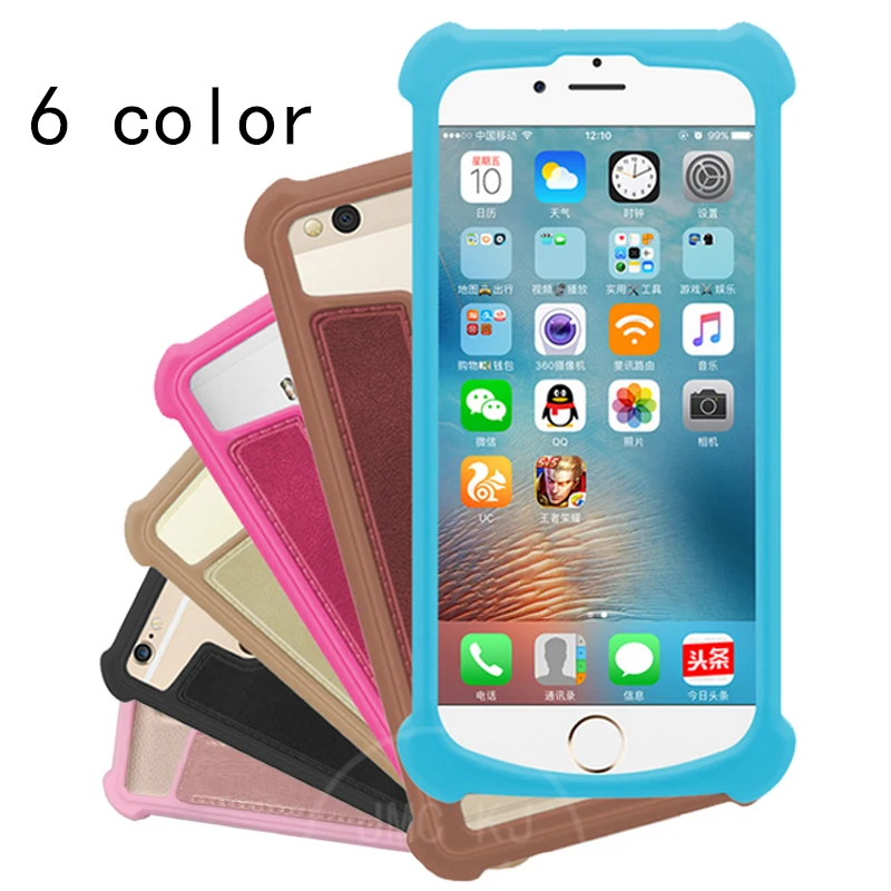 Newest Soft silicone Anti-Skid Anti-Knock Cover For Alcatel OneTouch Idol 3 5.5INCH OT-6045 OT6045 6045Y 6045K Leather Skin Bag |