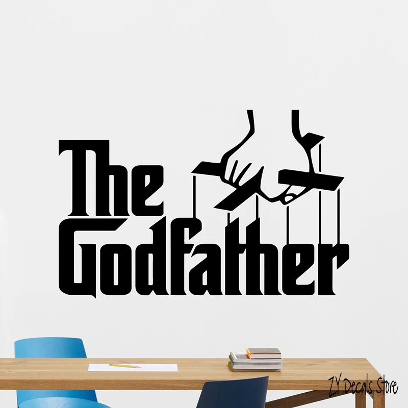 The Godfather Wall Decal Gangster Mafia Movies Vinyl Sticker Decor Mural For Bedroom Living Room Decoration L578