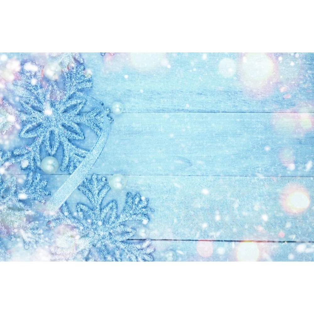 Фоны для фотосъемки Yeele с светильник ображением снежинок пятен мечты деревянной