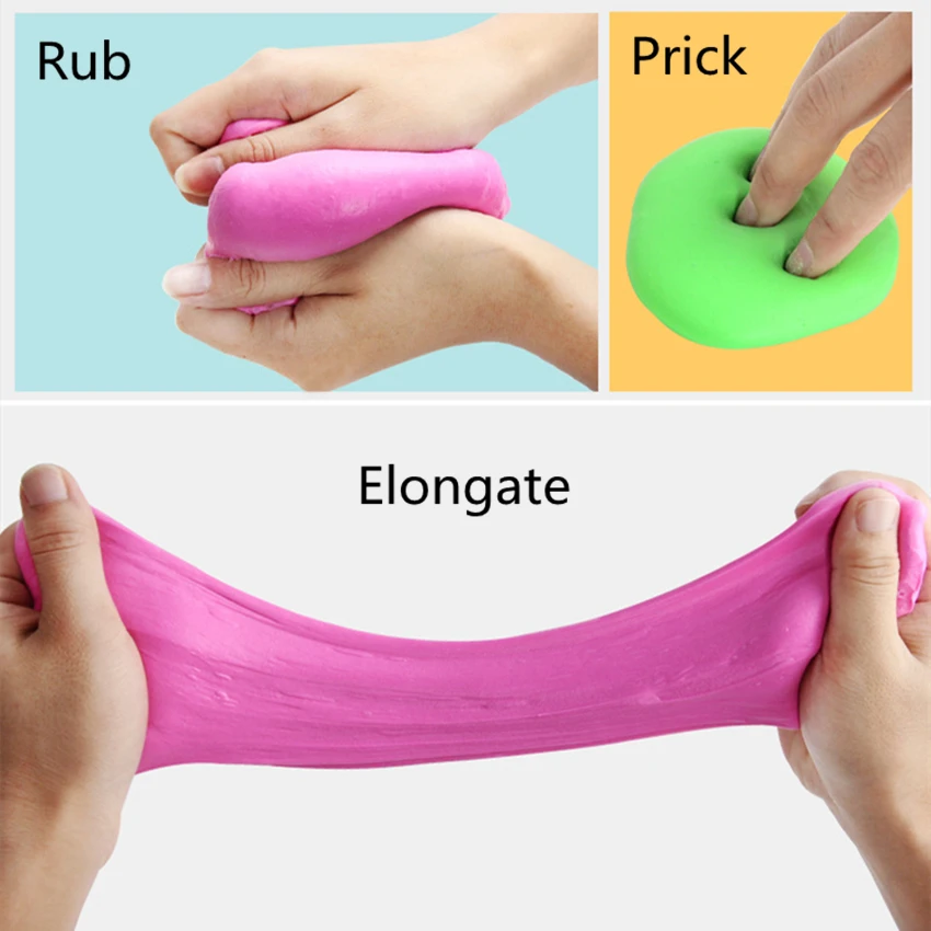 100 мл Puff Slime DIY Clear Clay Charm Foam Play Slimes Maker шпатлевка пушистая ручная резинка антистресс