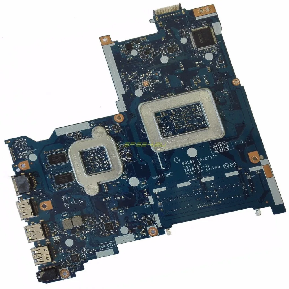 854967-001 854967-601 854967-501 BDL51 LA-D711P материнская плата для hp ноутбук 15-BA 15Z-BA Материнская плата ноутбука A6-7310 Тесты работы