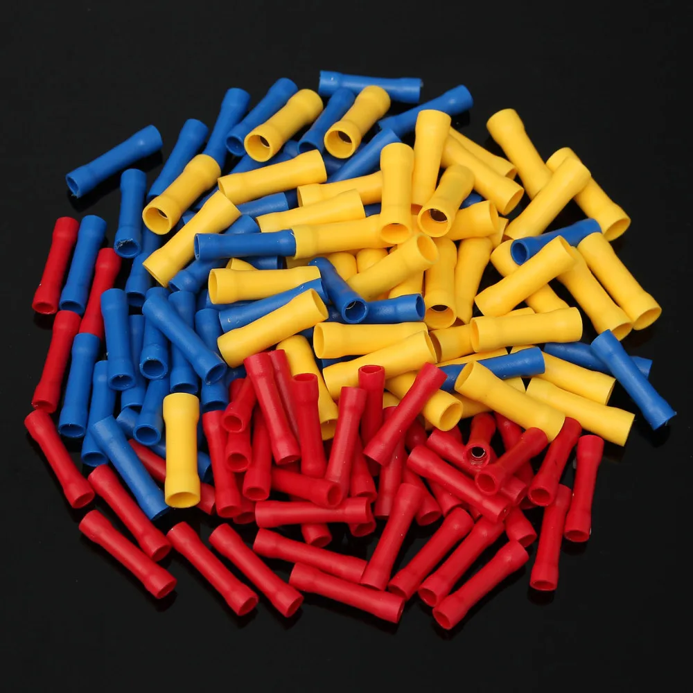 Абсолютно новый высокое качество 150 шт. 3 цвета разные изолированные но обжимные