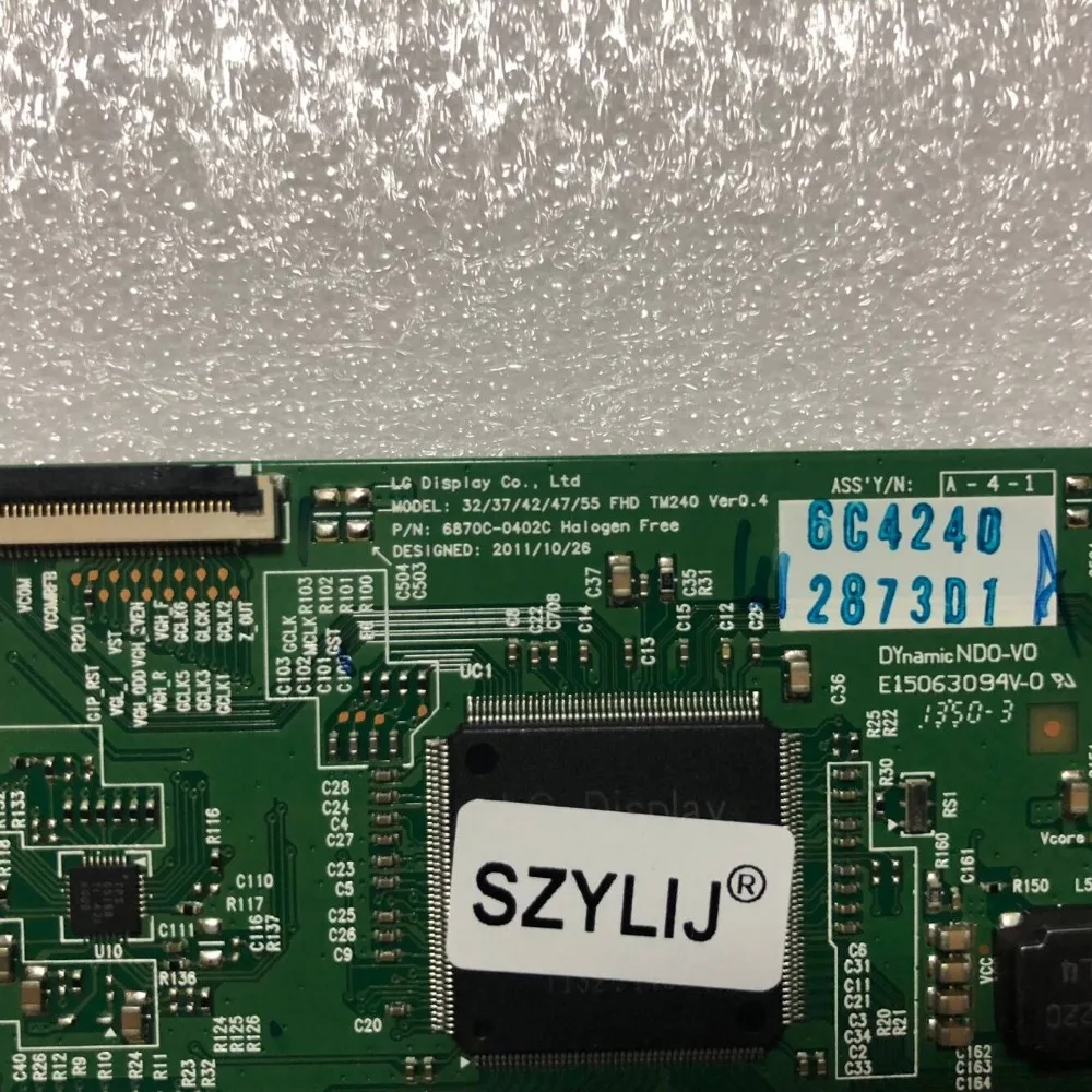 szylij LC32/37/42/47/55 FHD TM240 Ver0.3 6870C-0402C 6870C-0402B пятно