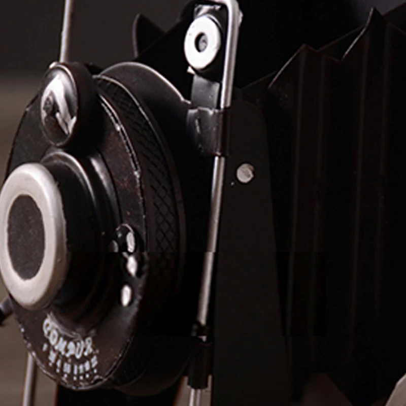 Винтажная модель камеры украшение реквизит ручной работы ретро железное