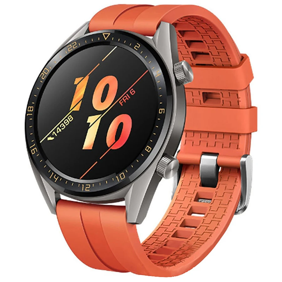 

For Huawei Watch GT Strap for Samsung Galaxy Watch 46mm Silicone 22mm Watch Band Smart Watch Bracelet