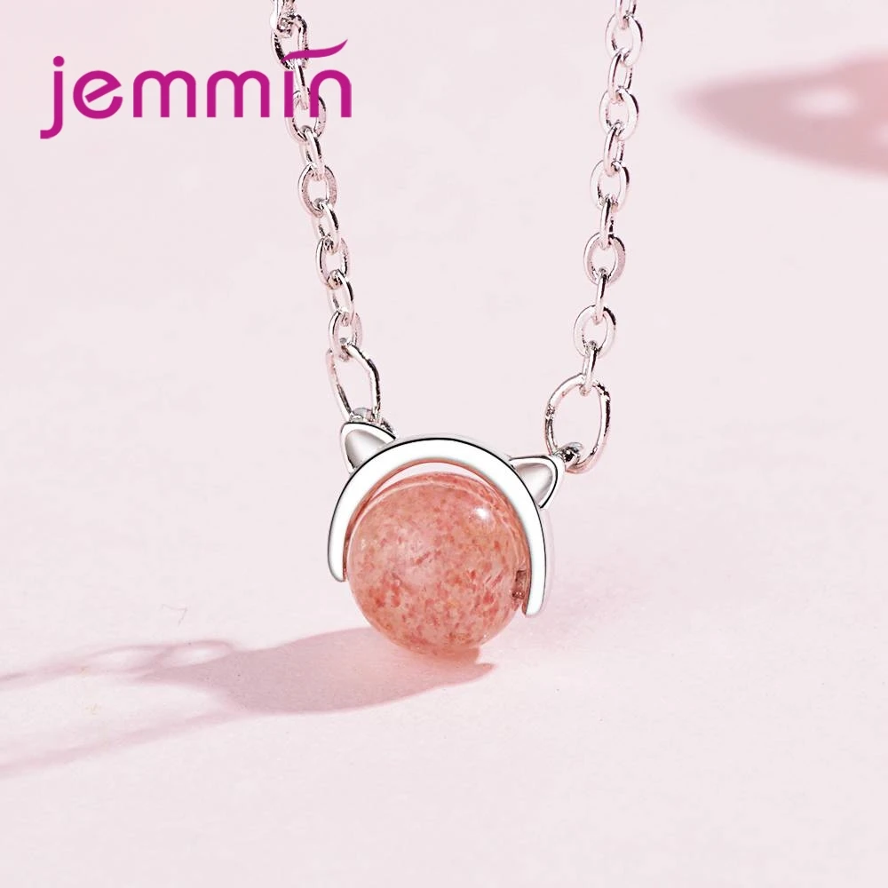 Top Quality Cheap pricce Cat Head pendant Necklaces Fashion Animal shape Opal Stone Necklace Women Jewelry | Украшения и