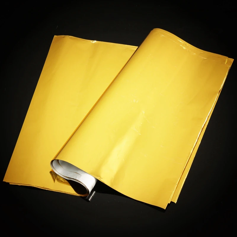 50 Sheets A4 Gold Silver Hot Stamping Transfer Foil Paper Laminator Laminating Laser Printer Business Card Craft 29x21cm | Дом и сад