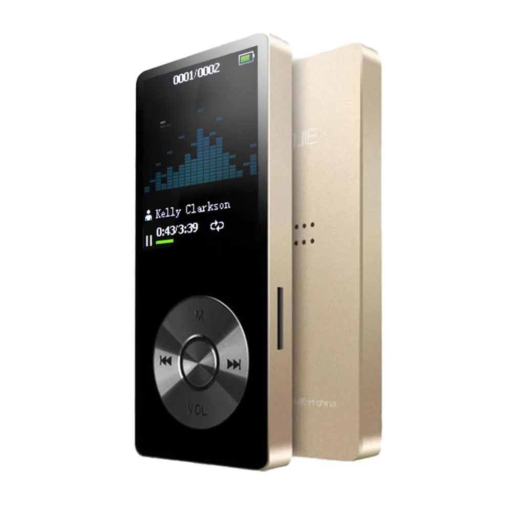Оригинальный металлический mp3 плеер 8 ГБ динамик 1 дюйма сенсорный экран USB FM