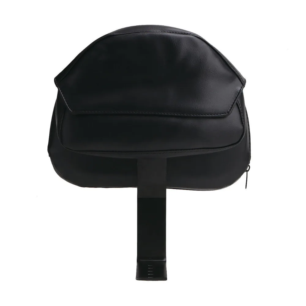 Мотоциклетная черная регулируемая штепсельная спинка для водителя Harley Fatboy FLSTF