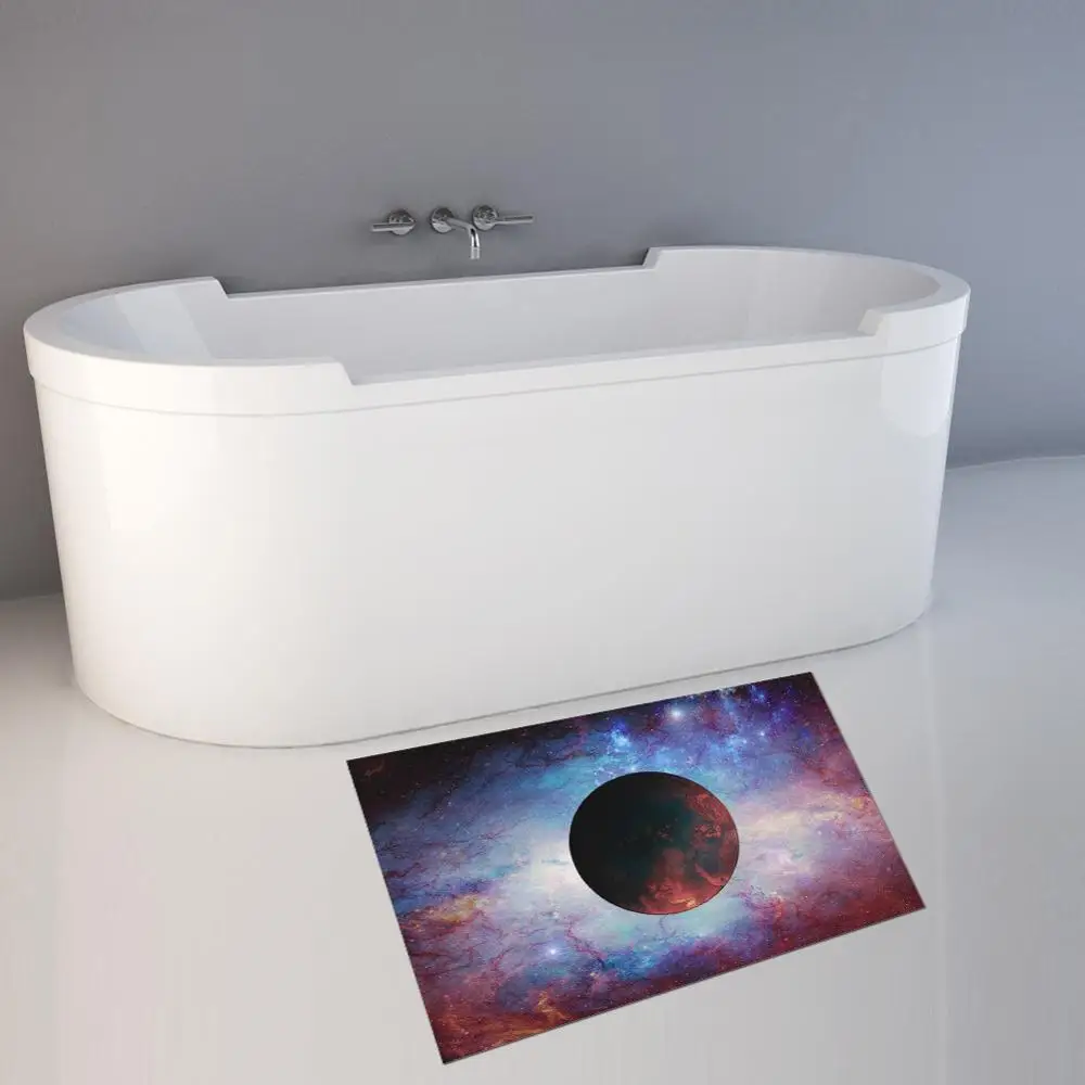 Новый черный звездное небо коврики Забавный знак домашние декоративные для