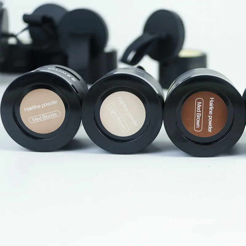BUNEE Makeup Hair Line Shadow with Mirror Puff Fibers Eyebrow Powder Extract Easy to Wear Make Up neat symmetry hairline | Красота и