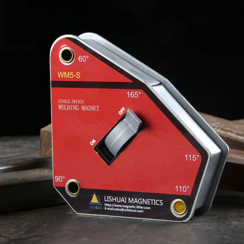 HOT-Welding fixture Single Switch Multi-Angle Magnetic Welding Holder/Strong On/Off Neodymium Magnet Clamp WM5-S | Инструменты