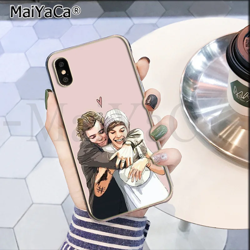 MaiYaCa one direction Гарри стили и Луис томлинс популярный лучший чехол для телефона iPhone 8