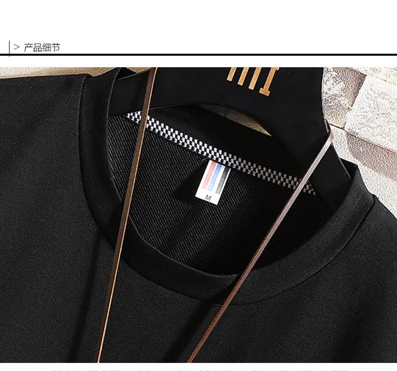 Men's Summer Short Sleeve T-Shirt Set Casual Men's Half Sleeve Two-Piece Suit Tracksuit Men Sport Pants Men Size M-3xl