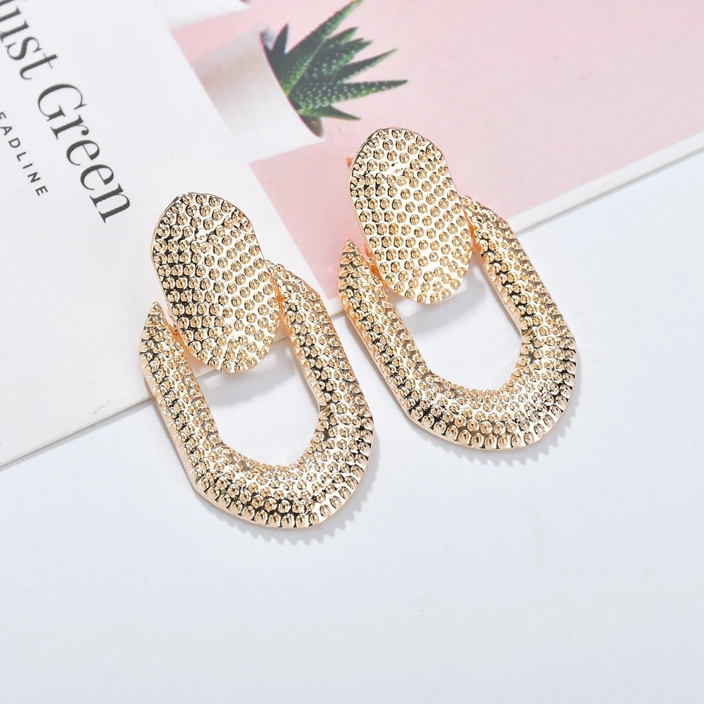 2019 Fashion Earrings For Women Round Drop Metal Charming Bohemian Femal Girls Party Decoration | Украшения и аксессуары