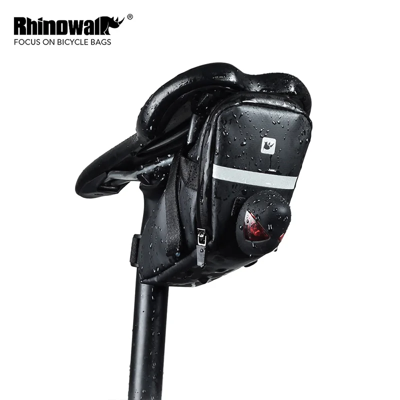 Rhinowalk, водонепроницаемая велосипедная сумка для сидения, MTB, для шоссейного велосипеда, сумки для седла, ремонтные инструменты, сумка для хранения, 1л, Bicicleta Saco