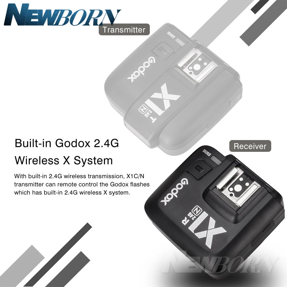 GODOX триггер вспышки X1N TTL 2 4G беспроводной передатчик + x набор приемника для Nikon D800