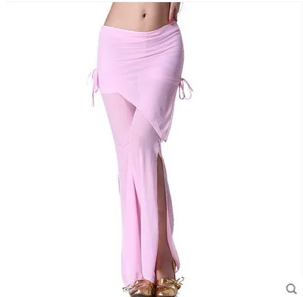 Новые костюмы для танца живота сексуальные газовые штаны на талии женщин брюки