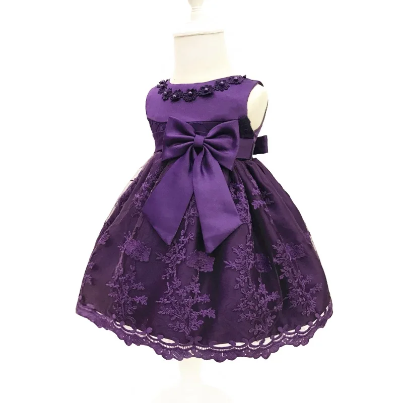 

Flower girl dresses Birthday Infant Baby Girls Wedding Pageant 2017 Summer Princess Party Dresses Children Clothes Christmas 0-2