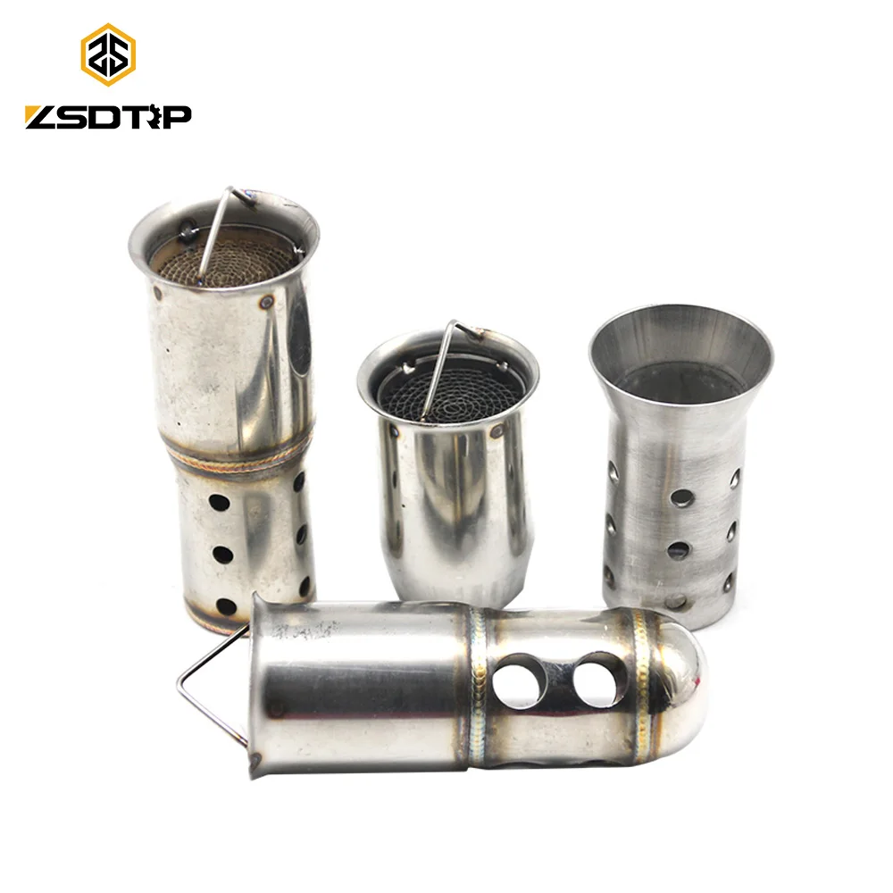 ZSDTRP 51/60 мм мотоциклетные выхлопная труба глушитель дБ убийца мотоцикл выхлопной