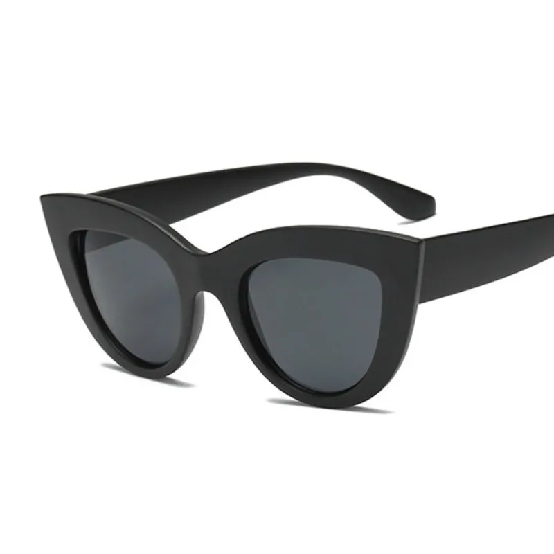 Солнцезащитные очки кошачий глаз женские винтажные зеркальные солнечные