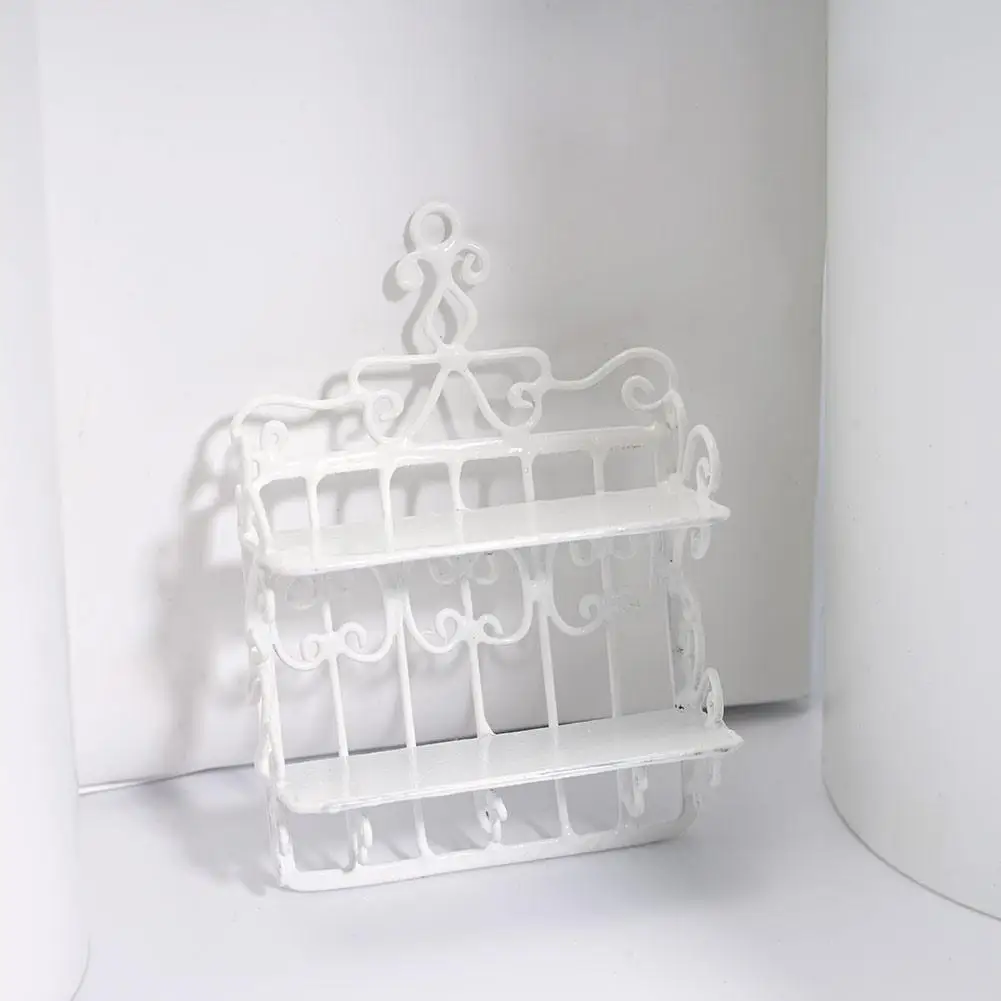 Новое поступление 1/12 миниатюрный кухонный деревянный настенный стеллаж для