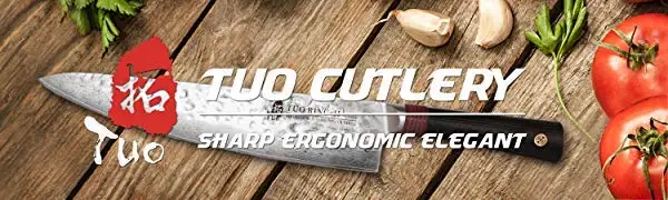 Kiritsuke 6,5 ''-дамасский кухонный мясницкий нож Ножи-японский AUS-10 HC из нержавеющей стали с подарочной коробкой-кольцо-серия H TUO CUTL