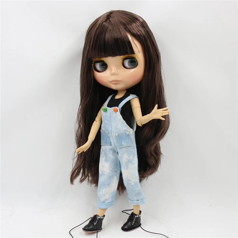 Ледяная кукла DBS Blyth 1/6 bjd коричневая кожа для суставов тела коричневые волосы с