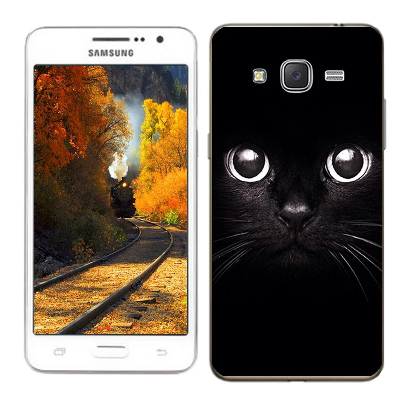Чехол для Samsung Galaxy Grand Prime G530 Обложка чехлы 5 0 дюймов блестящий рисунок G 530 задняя