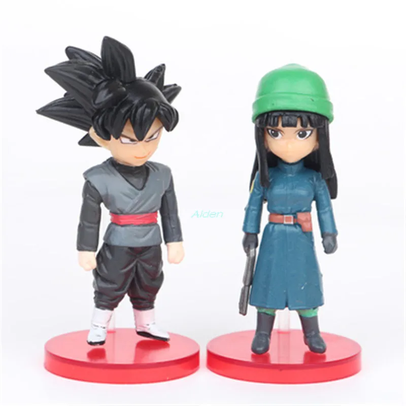 2 &quotDragon Ball Super Saiyan Goku Black Zamasu Torankusu Son Bulma пластиковая фигурка Коллекционная модель