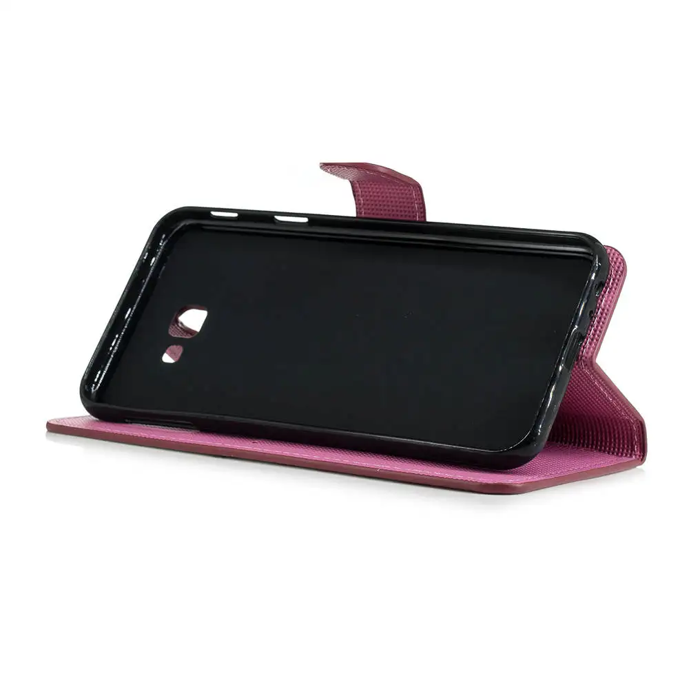 Откидные чехлы книжки на SAMSUNG Galaxy J4 + плюс 2018 SM J415FN/DS PU чехол для J4Plus 6 0 подставка с