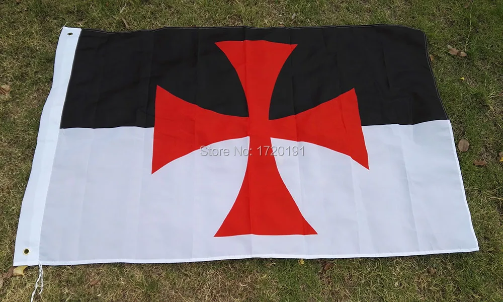 Бесплатная доставка рыцарского флага 5 дюймов на 3 дюйма|crusader flag|flags and bannerswar flag |
