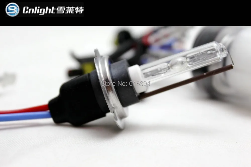 Бесплатная доставка 2 шт. 100% CNLIGHT HID 35 Вт ксеноновая лампа H7 для автомобильных фар H1